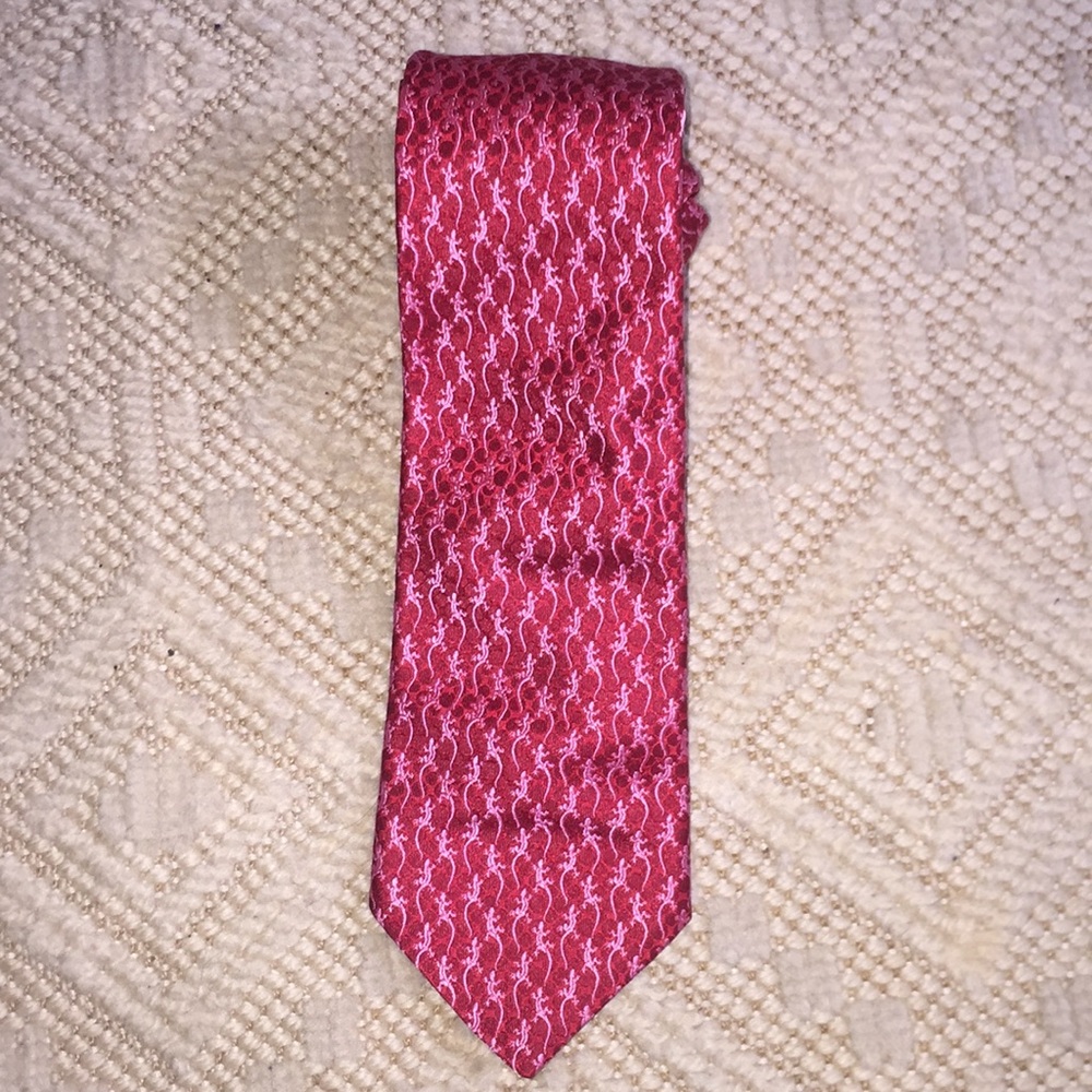 RARE Jan Leslie tie made in Italy 100% Silk